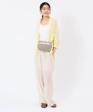 LeSportsac CHAIN CROCHET CLUTCH/ベージュクロシェ ベージュクロシェ