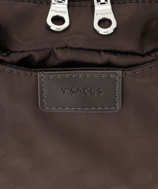 Y'SACCS 【ドットジャカード】トラベル2WAYミニボストン チョコ
