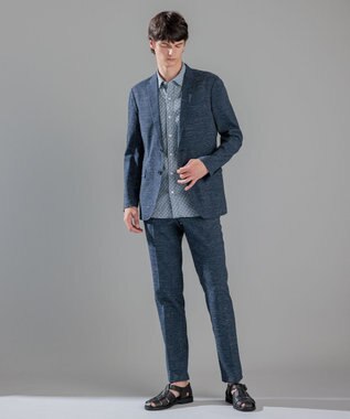 JOSEPH HOMME スムーススラブストレッチ　ジャケット ネイビー系