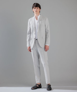 JOSEPH HOMME スムーススラブストレッチ　ジャケット ライトグレー系