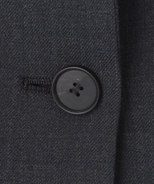 ICB 【UVカット・洗える】ウール2WAYストレッチ テーラードジャケット チャコール系