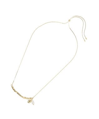 earth music&ecology スマイリースライドネックレス Gold