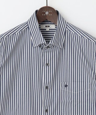 JOSEPH ABBOUD スト レッチストライプシャツ ネイビー系1