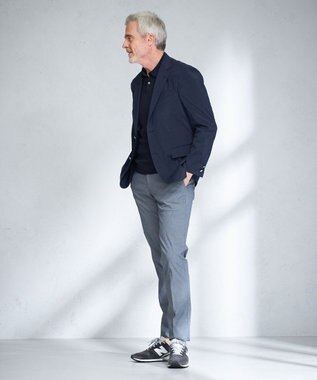 J.PRESS MEN 【MECHANICAL】ナイロンハイパワーストレッチ ブレザー ネイビー系