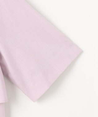 J.PRESS LADIES L 【WEB限定カラーあり・一枚で着映え】ラミーポプリン ティアード シャツ 【WEB限定】ラベンダー系