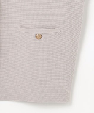 J.PRESS LADIES 【洗える】VIS/PE ROME ニット カーディガン グレージュ系