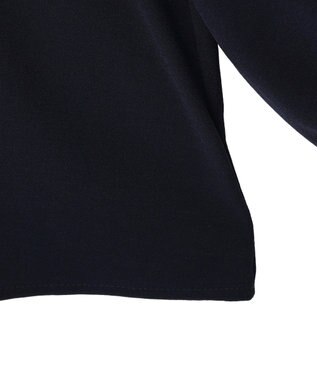 YECCA VECCA ラッフルブラウス Navy
