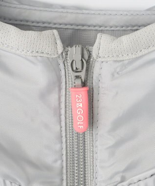 23区GOLF 【WOMEN】【撥水】ブライトタフタ ブルゾン ライトグレー系