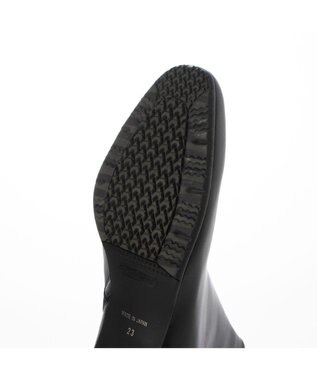 MODE ET JACOMO <D'ICI>ラウンドスクエアトゥショートブーツ ブラック