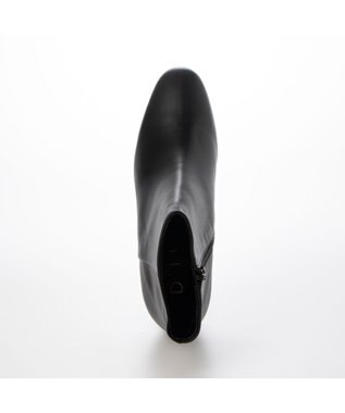 MODE ET JACOMO <D'ICI>ラウンドスクエアトゥショートブーツ ブラック