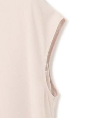 23区 【洗える】バックサテンアムンゼン フレンチスリーブ ブラウス ベージュ系