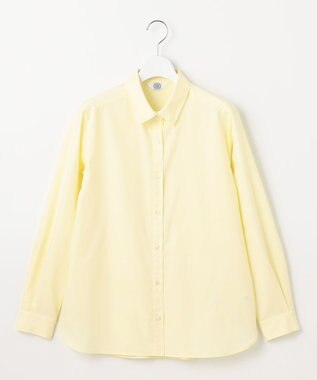 J.PRESS LADIES 【WEB限定・洗える】クラシックピンオックス シャツ イエロー系