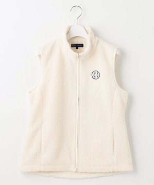 23区GOLF 【WOMEN】ボアベスト ホワイト系