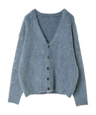 Green Parks ■ＡＪＵＧＡ．×ＧＰ　シャギーニットカーディガン Blue