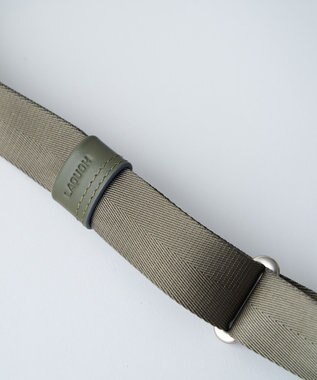 MIYABIYA LAQUOH【撥水加工】篭目柄エンボスボンディングショルダー モスグリーン