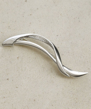 Tiaclasse マットメタルモチーフブローチ