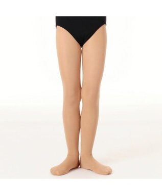 Chacott ジュニア・ダンシングタイツII（フーター） ベージュ