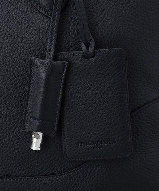 GOTAIRIKU 日本製【PELLE MORBIDA】2WAY シュリンクレザートートバッグ ネイビー系