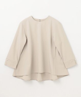 ANY L 【ストレッチ/セットアップ可】イージィケアストレッチブラウス ベージュ