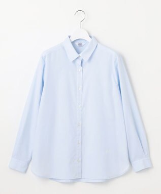 J.PRESS LADIES 【WEB限定・洗える】クラシックピンオックス シャツ サックスブルー系