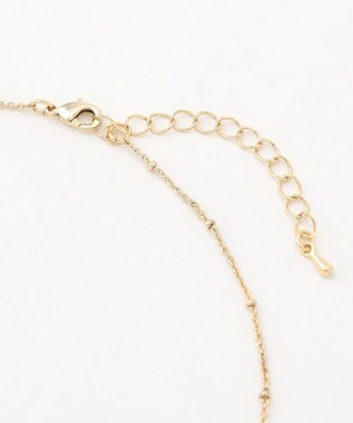 組曲 ハーフパールハート ネックレス ゴールド系