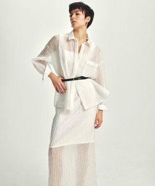 uncrave リネンニット スクエアタンクトップ オフ