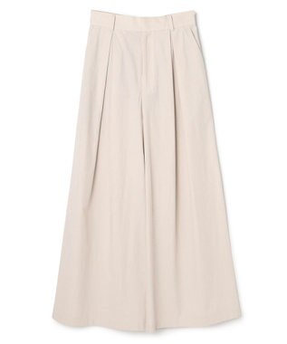 uncrave カラータイプライター ワイドパンツ ライトベージュ