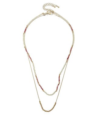 AMERICAN HOLIC ２ＳＥＴ　ビーズネックレス Pink
