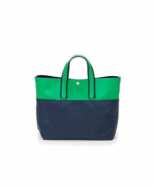 TOPKAPI 【Breath TOPKAPI】Bright ブライト カラーブロック A4 トートバッグ グリーン