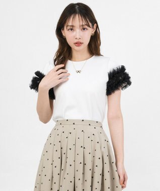 【星風まどかコラボ】【UVカット・接触冷感】DOT GARLAND Tシャツ