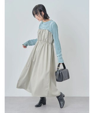 Green Parks ミニプリーツプルオーバー Blue Green