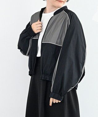 FORFORMO Ruffle Collar Blouson ラッフルカラーブルゾン グレー