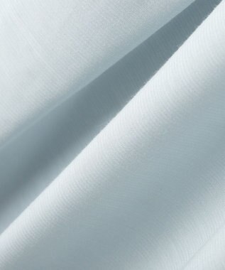 YECCA VECCA シャーリングギャザーリボンブラウス Sax