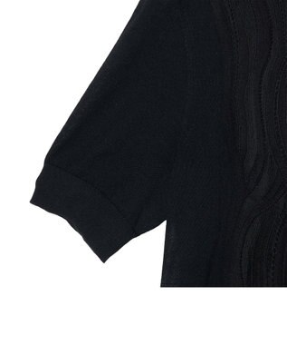 JOSEPH レース&ニット　ショートスリーブニット Black