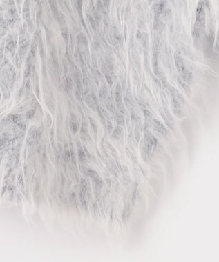 NAVE 【Nave】モヘアシャギー ショートカーディガン ライトグレー系