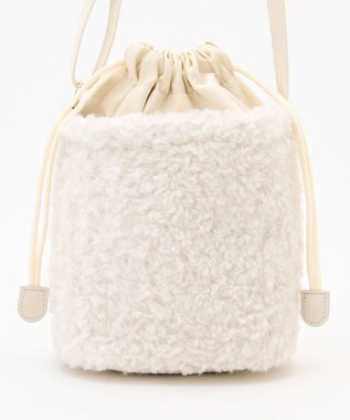 ANY バケットファーショルダーバッグ エクリュ