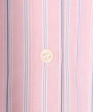 ANY オーバーサイズシャツ ピンクストライプ