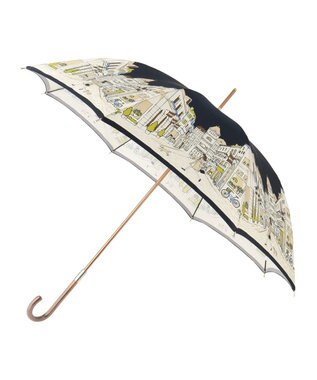 MOONBAT 【日本製】ダックス (DAKS) 長傘 街並みカラープリント