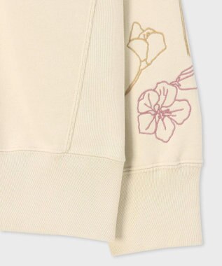 Paul Smith フローラル エンブロイダリー スウェット エクリュ