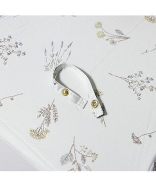 UNBILLION cache nez / アンティークフラワーバルーンショートパラソル ホワイト