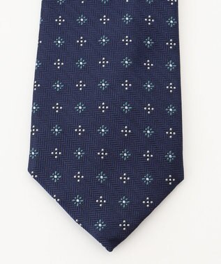 J.PRESS MEN 【VINTAGE JACQUARD COLLECTION】小紋柄 ネクタイ ネイビー系8