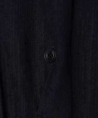 組曲 【先行予約】シアーリンクルクロス ティアードブラウス ネイビー系