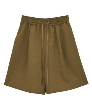 CRAFT STANDARD BOUTIQUE ウエストコードハーフパンツ Brown