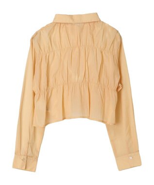 earth music&ecology シャーリングシャツ Pink Orange