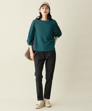 ANY L 【ウエストゴム】ウルトライージースキニーデニム ブラック