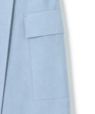 BEIGE， DANTON / フェイクスエードスカート Sax