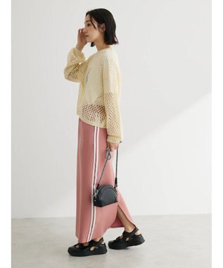 Green Parks ・Ｄｏｕｂｌｅ　Ｆｌａｇｓ　トラックスカート Pink