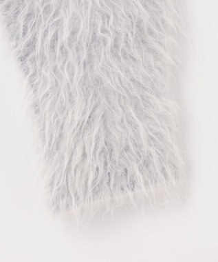 NAVE 【Nave】モヘアシャギー ショートカーディガン ライトグレー系