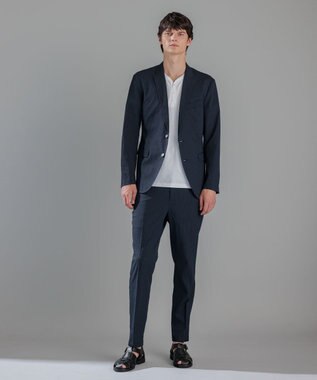 JOSEPH HOMME 【LEON 掲載】クールネスサッカー  /  PEGG EASY ネイビー系