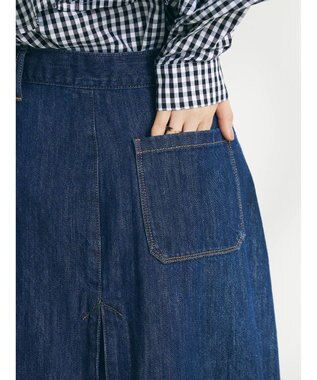 CRAFT STANDARD BOUTIQUE Ａライン４ＷＡＹデニムスカート Dark Indigo